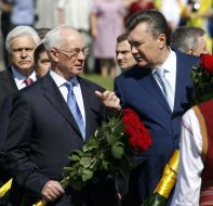Nikolay Azarov and Viktor Yanukovich