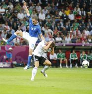 Mario Gomez and Leonardo Bonucci