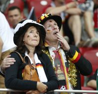 Fans of the national team of Germany