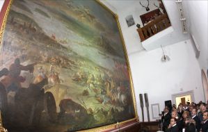 The Battle of Parkany by Martino Altomonte