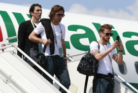 Andrea Pirlo, Gianluigi Buffon and Claudio Marchisio