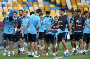 Players of the nationak team of Spain 