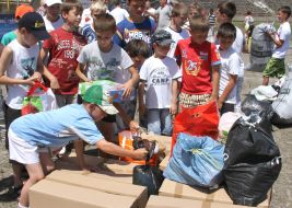 Gifts handed to the children