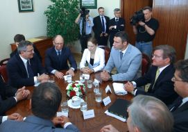 Meeting of Bronisław Komorowski with the leaders of opposition