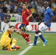 Jordi Alba and Mario Balotelli