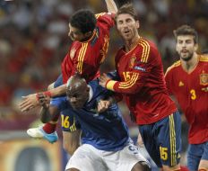 Sergio Ramos and Mario Balotelli