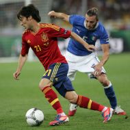 David Silva and Federico Balzaretti