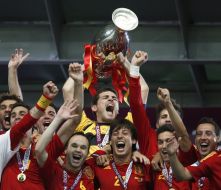Spanish team is winners of UEFA EURO 2012