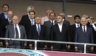 Jerzy Buzek, Aleksander Kwasniewski and Lech Walensa