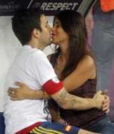 Cesc Fabregas and Daniella Semaan 