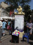 Symbolic "Column of shame"