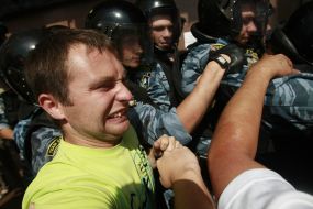 Clashes between police and opposition