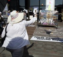 Participant of the mass meeting