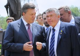 Viktor Yanukovich and Aleksandr Ryzhenkov