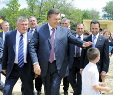 Viktor Yanukovich and Aleksandr Ryzhenkov