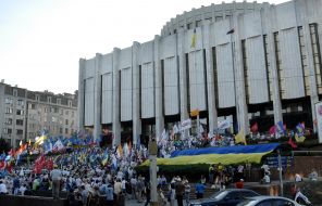 Participants of mass-meetjng