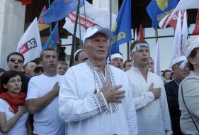 Participants of mass-meetjng