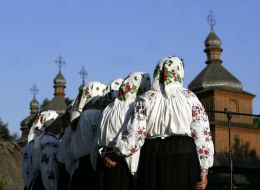 Participants of celebration of Kupala day