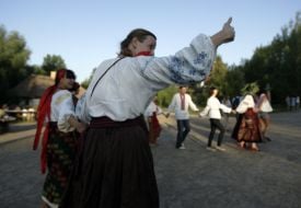 Participants of celebration of Kupala day