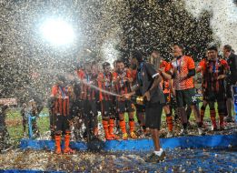 The players of FС "Shakhter" (Donetsk)