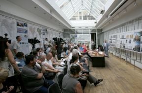 Participants in the meeting section of Architecture and Town Planning Council