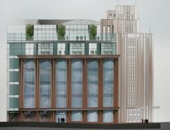 Sketch of project of the Central department store