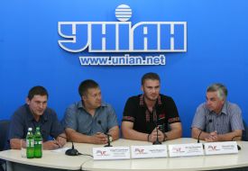 Press-conference participants