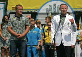Roman Gontyuk and Sergey Bubka