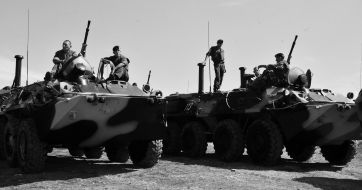 Armored troop-carrier