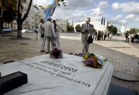 The grave of the Patriarch Volodymyr (Romaniuk)