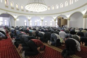 Muslims at prayer
