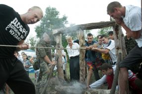 Участники празднования Дня Перуна