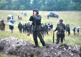 Участники военно-исторической реконструкции