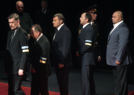 Aleksandr Mazurchak, Boris Kolesnikov, Sergey Tigipko and Nikolay Zlochevskiy