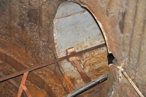 Illegal tunnel through the Ukrainian-Slovak border