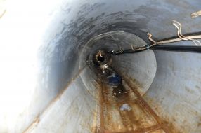 Illegal tunnel through the Ukrainian-Slovak border