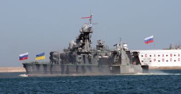 The rocket ship of Russian Black Sea Fleet "Samum" (616)