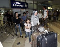 Эвакуированные из Сирии граждане Украины