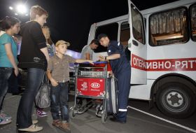 Эвакуированные из Сирии граждане Украины