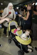 Эвакуированные из Сирии граждане Украины