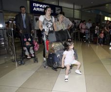 Эвакуированные из Сирии граждане Украины