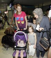 Эвакуированные из Сирии граждане Украины