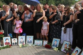 Relatives of the victims
