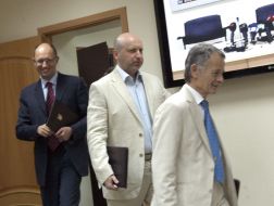 Arseniy Yatseniuk, Aleksandr Turchinov and Mustafa Dzhemilev