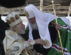 Metropolitan Volodymyr and Patriarсh Kirill