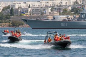 The flagship "Getman Sagaidachny" (U130) 