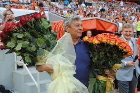 Rinat Akhmetov and Mircea Lucescu