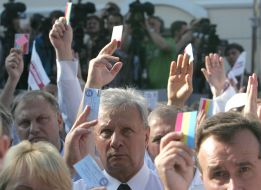 Delegates of convention of the United opposition of “ Batkivshchyna” 