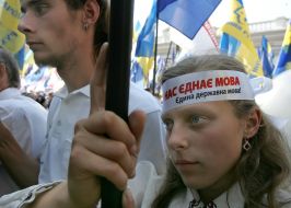 Participants of the mass meeting
