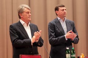 Viktor Yushchenko and Sergey Bondarchuk